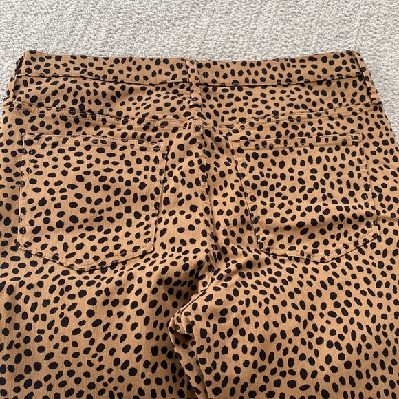 NWT J.Crew Cheetah Print Denim - Picture 4 of 6